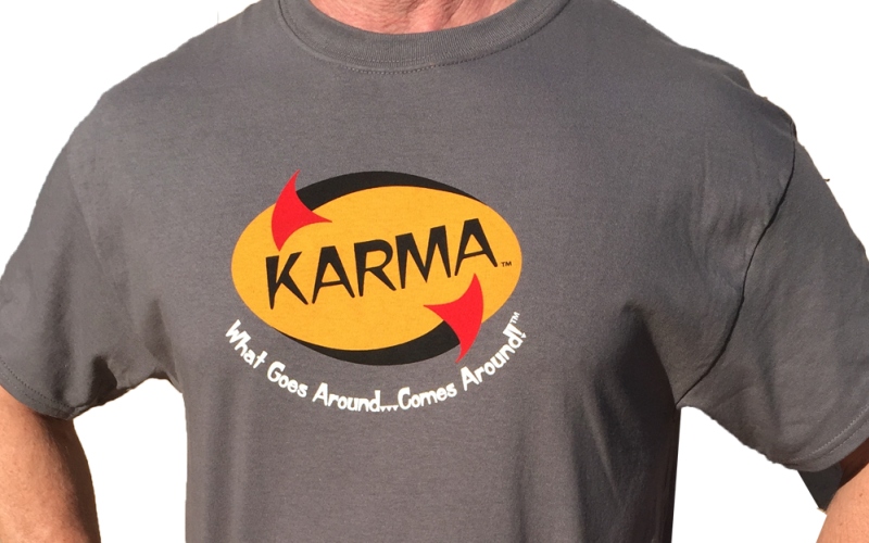 universal karma t shirt